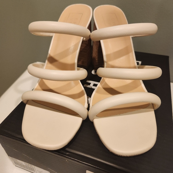 SHUSHOP HEELS color BONE size 6.5 - Picture 3 of 16